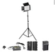 Світлодіодний прожектор LED-U800 3200К - 6500К + remote + tripod 2.1m Чорний (770605) - зображення 2