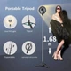 Лампа кольцевая комплект LED 20 см Q05S 8" 80 pcs 3000K-6500K batter with tripod stand для фото и видео съёмки чёрный Без Бренда (770595) - изображение 9