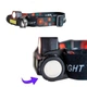 Налобний ліхтар High Power Head Lamp 8101 чорний COB XPE НФ-00007253 магнітний usb charge - зображення 4