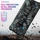Чехол Military Shield для Samsung Galaxy A22 / A225 бампер противоударный с подставкой Turquoise - изображение 4