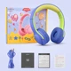 Детские наушники Picun Q2 проводные с микрофоном Blue-Green (3_01919) - изображение 3