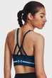 Жіночий темно-синій топ спортивний UA Seamless Low Long Bra Under Armour M 1357719-426 - зображення 6