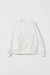 Свитшот с цветком для девочки Zara 152 размер белый 5767622251 - изображение 1