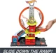 Ігровий набір Трек Хот Вілс Супер петля з пожежною станцією Hot Wheels Toy Car Track Set City Super Loop Fire Station (HKX41) - зображення 4