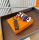 Блакитний брелок (ключниця) LV з коробкою та оригінальним надписом "Louis Vuitton" (338438) - зображення 3