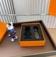 Блакитний брелок (ключниця) LV з коробкою та оригінальним надписом "Louis Vuitton" (338438) - зображення 6