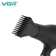 Мощный электрический высокоскоростной профессиональный фен для волос VGR V-450 2400 Вт - изображение 3
