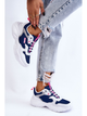 Buty sportowe damskie Big Star LL274375 38 Białe z niebieskim (5900714603717) - obraz 3