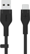 Кабель Belkin USB-A - USB-C Silicone 3 м Black (CAB008BT3MBK) - зображення 2