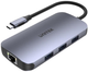 USB Hub Unitek SuperSpeed 6-in-1 USB-C N9+ with HDMI 2.0 SD Reader and 100W Power Delivery (4894160047083) - obraz 1