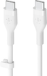 Кабель Belkin USB-C - USB-C 2.0 Silicone 2 м White (CAB009BT2MWH) - зображення 3