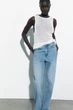 Джинси прямі Zara High-Rise Straight 40 блакитний 6147/068/427 - зображення 2