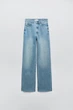 Джинси прямі Zara High-Rise Straight 40 блакитний 6147/068/427 - зображення 7