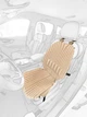 Ортопедические&nbsp;био накидки&nbsp; EKKOSEAT на автомобильное кресло. Бежевая.bmw20 - изображение 1