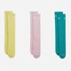 Набор мужских носков высоких хлопковых Nike U NK EVERYDAY PLUS CUSH CREW DC7537-901 38-42 3 пары Multicolor (194500697829) - изображение 1
