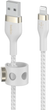 Кабель Belkin USB-A to LTG Braided Silicone 1 м White (CAA010BT1MWH) - зображення 3