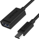 Адаптер Unitek USB-C to USB-A M/F 10Gbps 60 W (C476BK-1M) - зображення 1