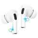 Навушники Bluetooth HOCO EW49 TWS Білий - зображення 3