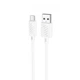Кабель HOCO X88 USB - Micro USB (2.4A) (1M) Білий - изображение 1