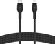 Кабель Belkin USB-C to LTG Braided Silicone 3 м Black (CAA011BT3MBK) - зображення 5