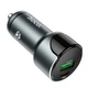 Адаптер HOCO автомобильный Light Z42 1USB/1Type-C 5A PD20W/QC3.0 Gray - изображение 3