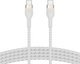 Kabel Belkin USB-C to USB-C 2.0 Braided Silicone 3 m Biały (CAB011BT3MWH) - obraz 5