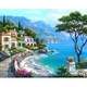 Алмазная мозаика ColorArt 30х40 Город на берегу моря ST455 - изображение 1