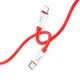 Кабель зарядки Hoco X87 Magic silicone 20W Type-C to Lightning, 1м red - зображення 3