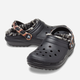 Chodaki damskie z futerkiem Crocs Classic Lined Animal Remix Clog 207842-BKMA W6 36-37 22 cm Czarne (191448996458) - obraz 4