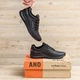 Мужские кожаные кроссовки Jordan Y-707 43 28,5 см Черные - изображение 10