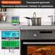Кухонный термометр НОВОГО ПОКОЛЕНИЯ | сенсорный LCD монитор | переключение °C / °F | 0°C - 300°C - изображение 3