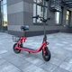 Электросамокат KUGOO С1 500W 11Ah красный, с сиденьем и усиленной корзиной - изображение 3