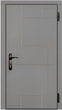 Вхідні двері LUCKY DOORS МДФ/МДФ на трубі 2050х860 праві Сірий (1-21778) - зображення 1