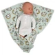 Пеленка муслиновая NL Baby Единорог Мятный 80 х 80 см - изображение 6