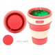 Чашка силіконова складна SILICON MAGIC CUP 350 мл Червона - изображение 4