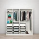 Шафа IKEA PAX/SVARTISDAL 200x66x201 см (194.322.83) - зображення 4