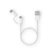 Кабель Xiaomi Mi 2 в 1 SJV4082TY microUSB + type-c 1 метр - зображення 3