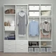 Шафа на 4 двері + 6 ящиків IKEA PLATSA 280x42x241 см (994.941.87) - зображення 5