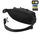 Сумка тактическая через плечо на грудь M-TAC WAIST BAG ELITE HEX BLACK для мультитула и турникета (сумка на пояс) - изображение 2