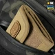 Сумка тактическая через плечо на грудь M-TAC Sphaera Hex Hardsling Bag Large с липучкой Elite Multicam Black/Black для пистолета (сумка на пояс) - изображение 6