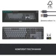 Клавіатура Logitech MX Mechanical Wireless Illuminated Performance Graphite (920-010757) (920-010757) - зображення 9
