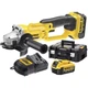 Шліфувальна машина DeWALT 18В XR Li-lon, 2x4Ah, 125 мм, 8000 об/хв (DCG412M2) - зображення 1