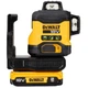 Лазерний нівелір DeWALT 18В XR Li-Ion, зелений промінь, 2Ah, ЗУ, кейс (DCLE34031D1) - зображення 1