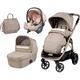 Коляска Peg-Perego 3 в 1 Veloce Mon Amour Lounge Розовая (PACK-VEL31LG000001) - изображение 1