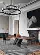 Дизайнерский Кухонный обеденный стол из натурального дерева Loft Design 240x80x75h Серый / Дерево ATL200 - изображение 4