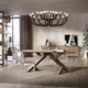 Дизайнерский Кухонный обеденный стол из натурального дерева Loft Design 160x60x75h Коричневый / Дерево ATL1134 - изображение 5