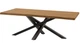 Дизайнерский Кухонный обеденный стол из натурального дерева Loft Design 220x80x75h Черный / Дерево ATL794 - изображение 6
