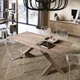 Дизайнерский Кухонный обеденный стол из натурального дерева Loft Design 160x60x75h Коричневый / Дерево ATL1134 - изображение 4