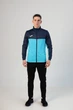 Олімпійка JOMA montreal full zip sweatshirt fluor turquoise-navy 2XL (102744.013) - изображение 3