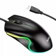 Комп'ютерна миша Hoco GM19 Enjoy Gaming luminous wired mouse Black - зображення 1